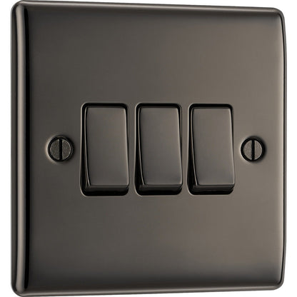 BG Nexus Metal Black Nickel Switch   2 Way