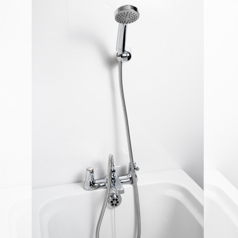Ebb + Flo Contract Lever Taps Bath Shower Mixer