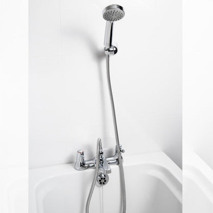 Ebb + Flo Contract Lever Taps Bath Shower Mixer