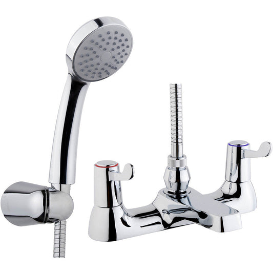 Ebb + Flo Contract Lever Taps Bath Shower Mixer