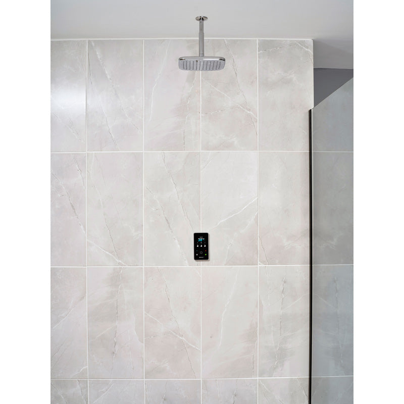 Triton ENVi Electric Shower with Ceiling Fed Fixed Head Chrome