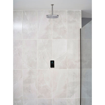 Triton ENVi Electric Shower with Ceiling Fed Fixed Head Chrome