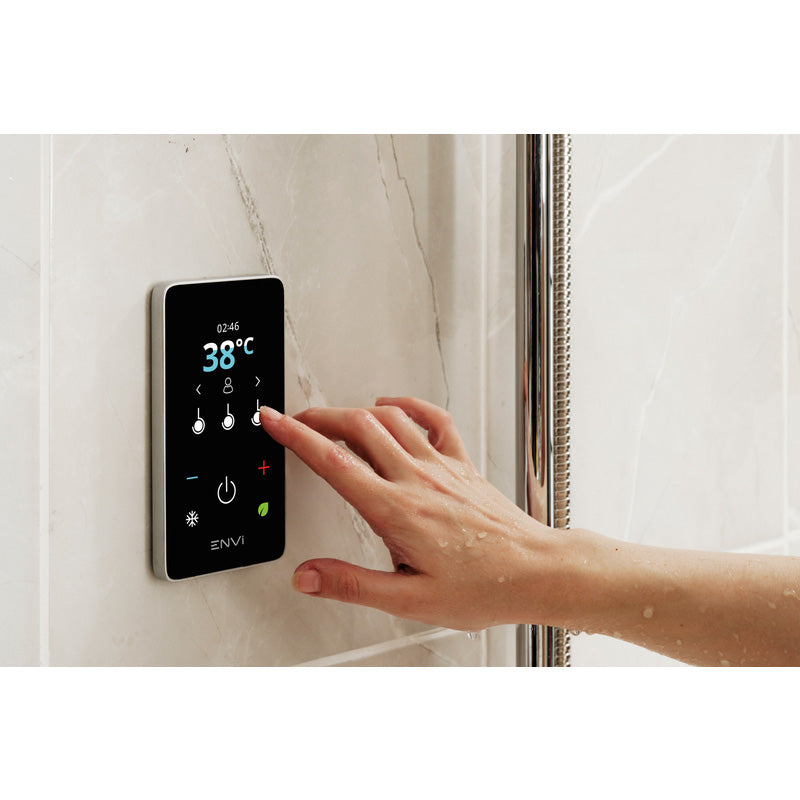 Triton ENVi Electric Shower with Ceiling Fed Fixed Head Chrome