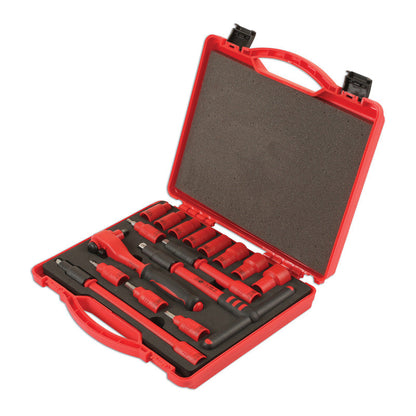 Laser Insulated Socket Set 3/8"D 16 Piece