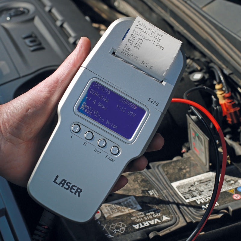 Laser Battery Tester with Printer
