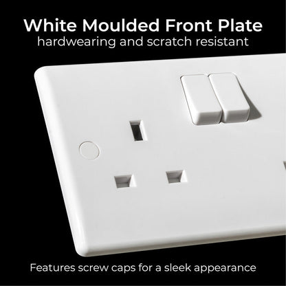 BG 13A Low Profile Switched Socket 2 Gang