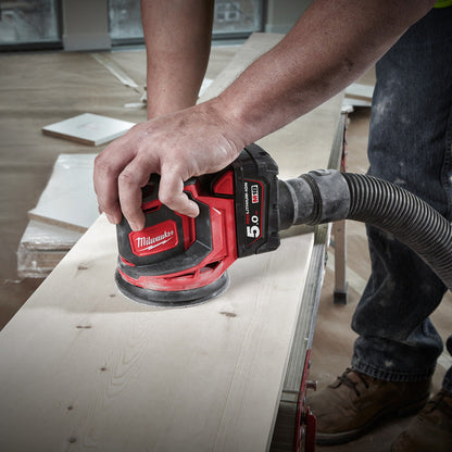 Milwaukee M18BOS125 125mm Random Orbital Sander 2 x 5.0Ah