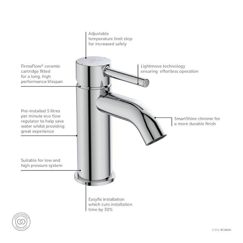 Ideal Standard Ceraline Taps Basin Mixer