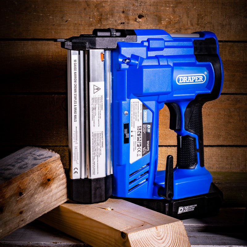 D20 20V Cordless Stapler Nailer – Fast Fixing with 2.0Ah Battery