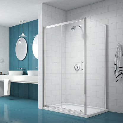 Merlyn NIX Sliding Shower Enclosure Door and Side Panel