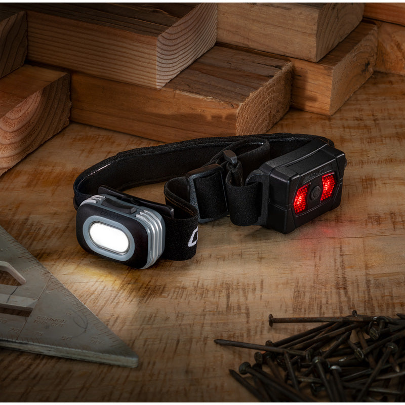 RL10 Head Lamp 560lm with Rear Safety Light – Rechargeable & Bright