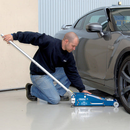 Draper Aluminium Trolley Jack 2.5 Tonne