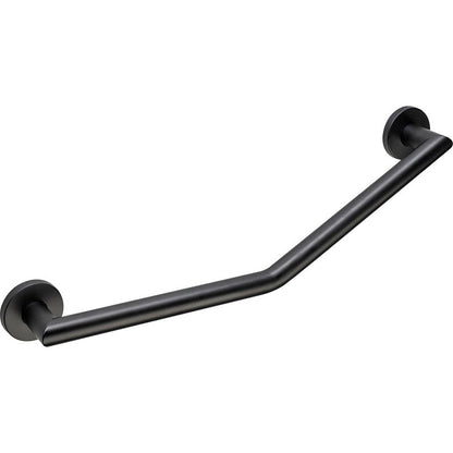 Croydex Angled 600mm Grab Bar Matt Black