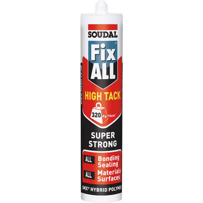 Soudal Fix All High Tack Adhesive & Sealant 290ml