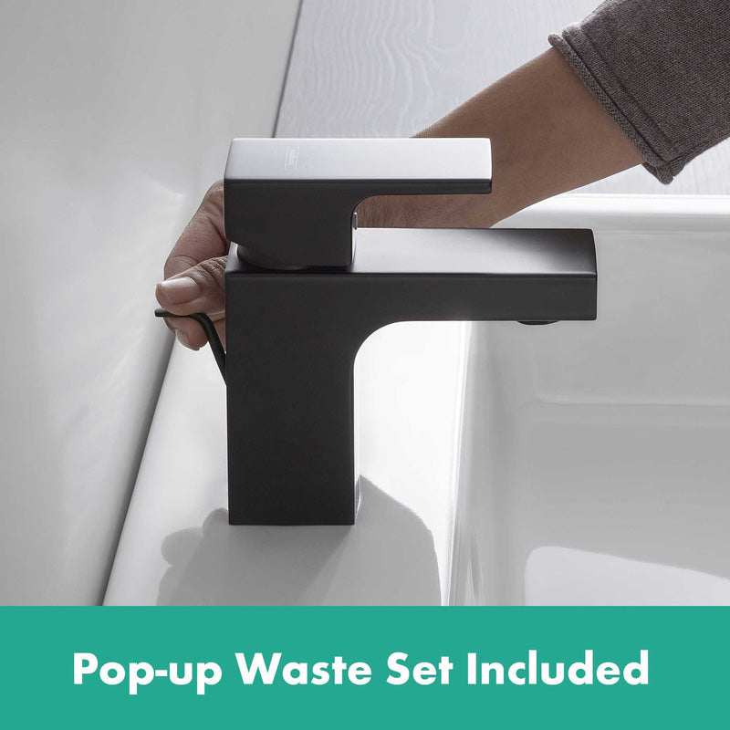 Hansgrohe Vernis Shape 70 Basin Mixer Tap Matt Black