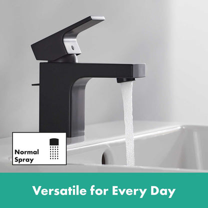 Hansgrohe Vernis Shape 70 Basin Mixer Tap Matt Black