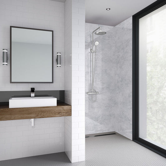 Mermaid Elite Tongue & Groove Shower Wall Panel Caliza