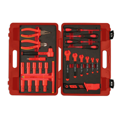 Laser Insulated Tool Kit 3/8"D 25 Piece