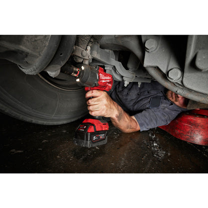 Milwaukee M18FHIW2F12-502X FUEL™ 1/2" High Torque Impact Wrench with Friction Ring 2 x 5.0Ah