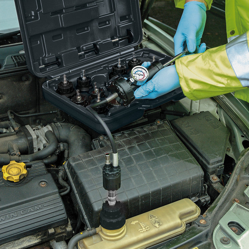 Draper Expert Radiator & Cap Pressure Test Kit 33 Piece