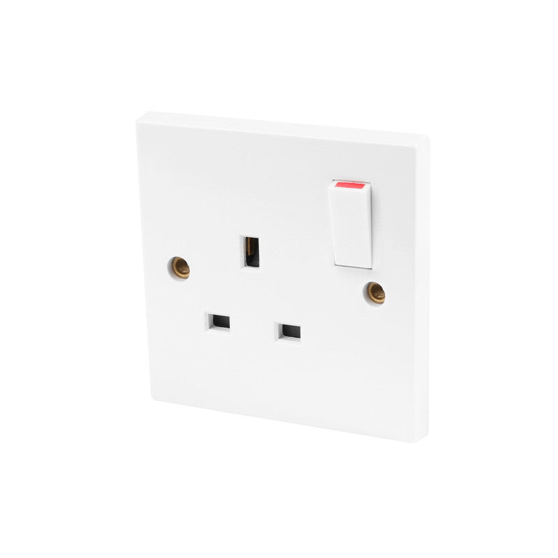 Axiom Switched Socket 1 Gang