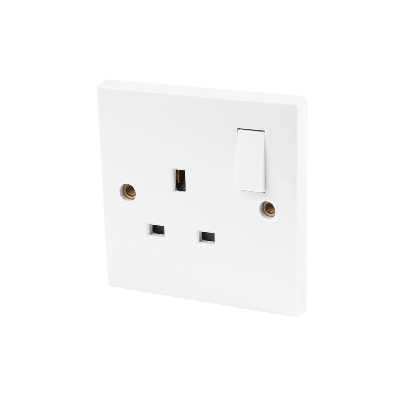 Axiom Switched Socket 1 Gang