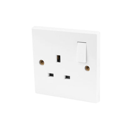 Axiom Switched Socket 1 Gang