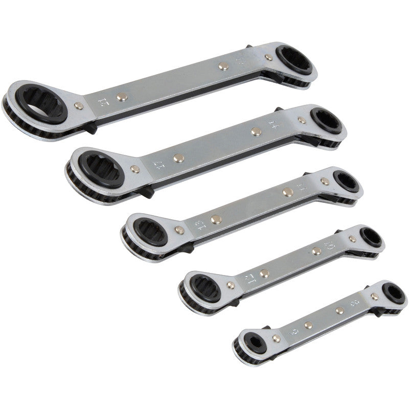 Offset Ratchet Spanner Set