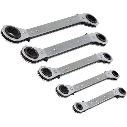 Offset Ratchet Spanner Set