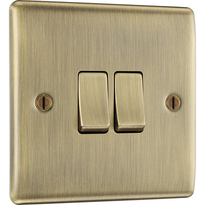 BG Nexus Metal Antique Brass Switch  2 Way
