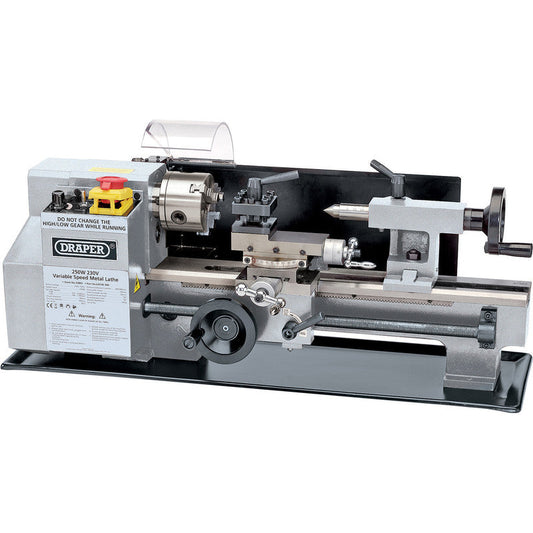 250W Variable Speed Metal Work Lathe 230V