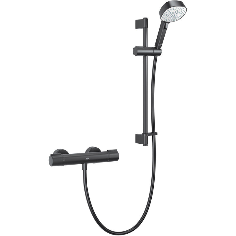Mira Atom EV Thermostatic Bar Mixer Shower Black