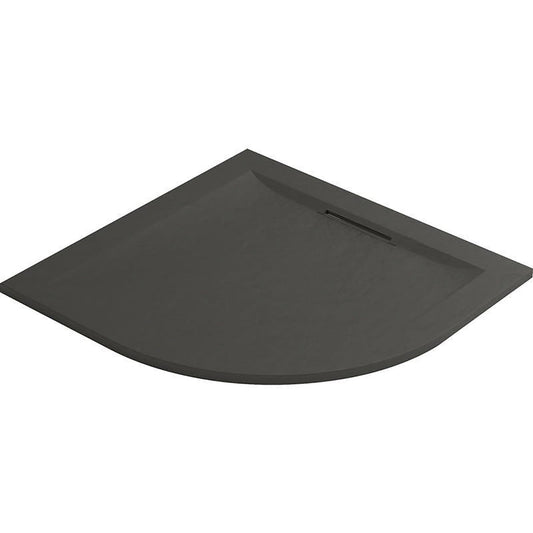 Mira Flight Level Quadrant Slate Effect Shower Tray