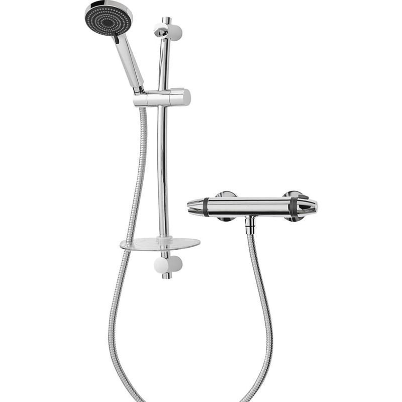 Triton Naro Thermostatic Bar Mixer Shower Chrome