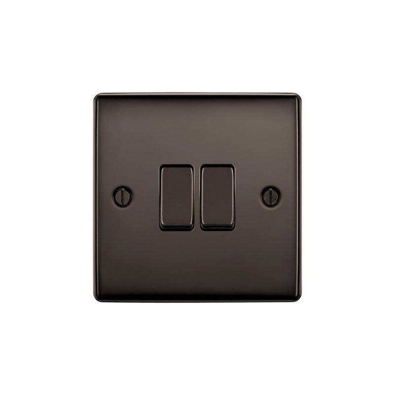 BG Nexus Metal Black Nickel Switch   2 Way