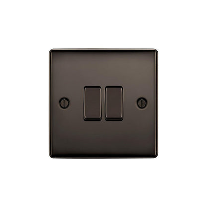 BG Nexus Metal Black Nickel Switch   2 Way