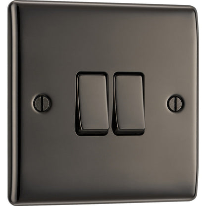 BG Nexus Metal Black Nickel Switch   2 Way