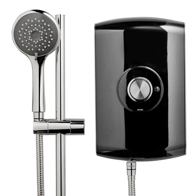 Triton Amore Electric Shower Gloss Black