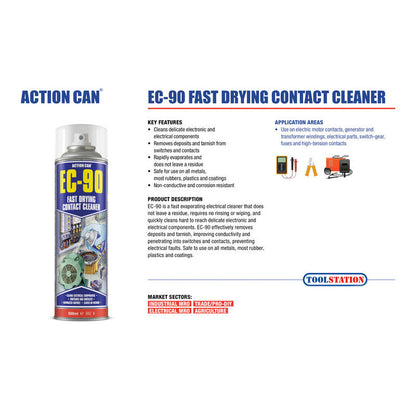Action Can EC-90 Contact Cleaner 500ml