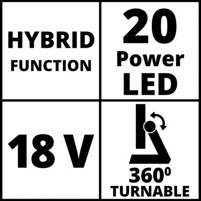 Einhell PXC 18V Cordless Work Light Body Only