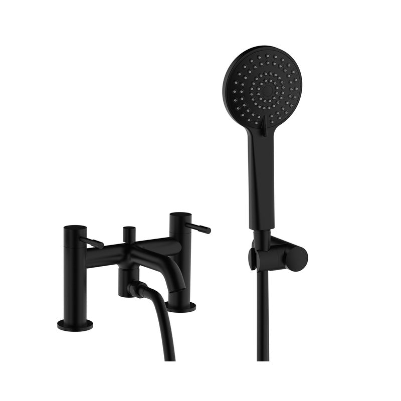 Bristan Mila Taps Black Bath Shower Mixer