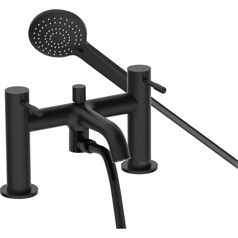 Bristan Mila Taps Black Bath Shower Mixer