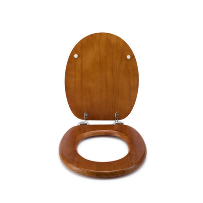 Croydex Davos Toilet Seat Antique Pine Effect