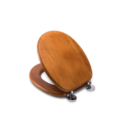Croydex Davos Toilet Seat Antique Pine Effect