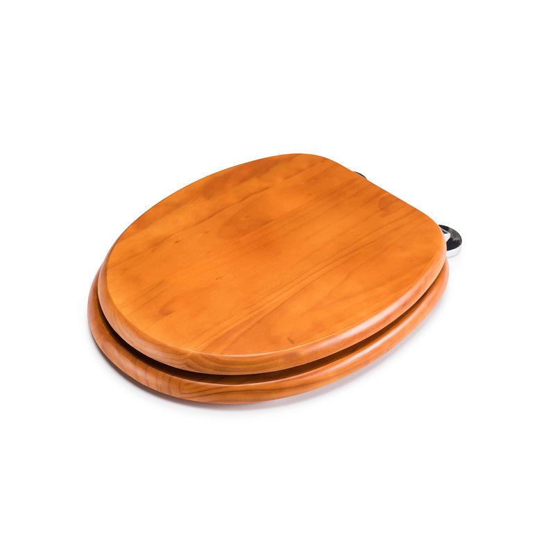 Croydex Davos Toilet Seat Antique Pine Effect