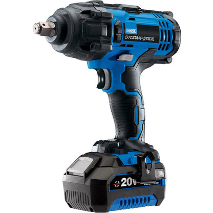 Storm Force 20V Mid-Torque Impact Wrench 1/2" 400Nm – 4.0Ah Battery