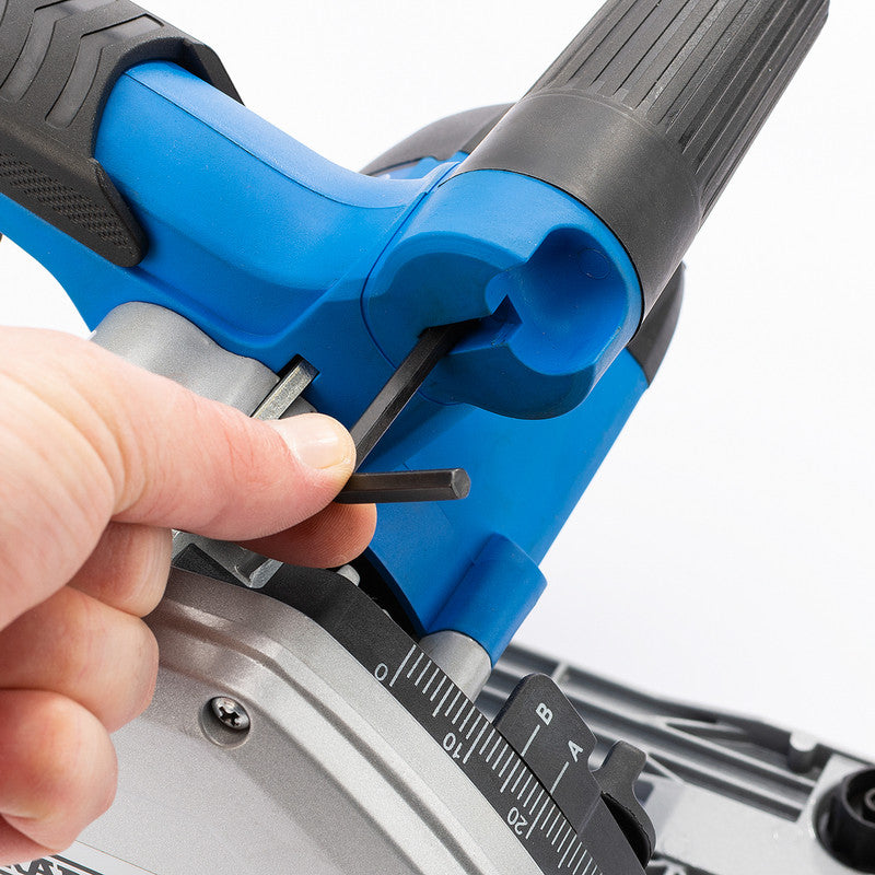 Draper 1200W 165mm Plunge Saw and Rails 240V