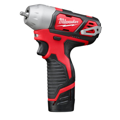Milwaukee M12 BIW14-202C Sub Compact 1/4" Impact Wrench with Friction Ring 2 x 2.0Ah