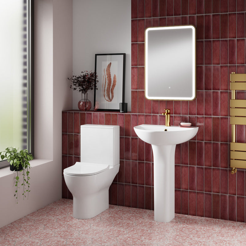 nuie Freya Close Coupled Toilet and Slim Seat