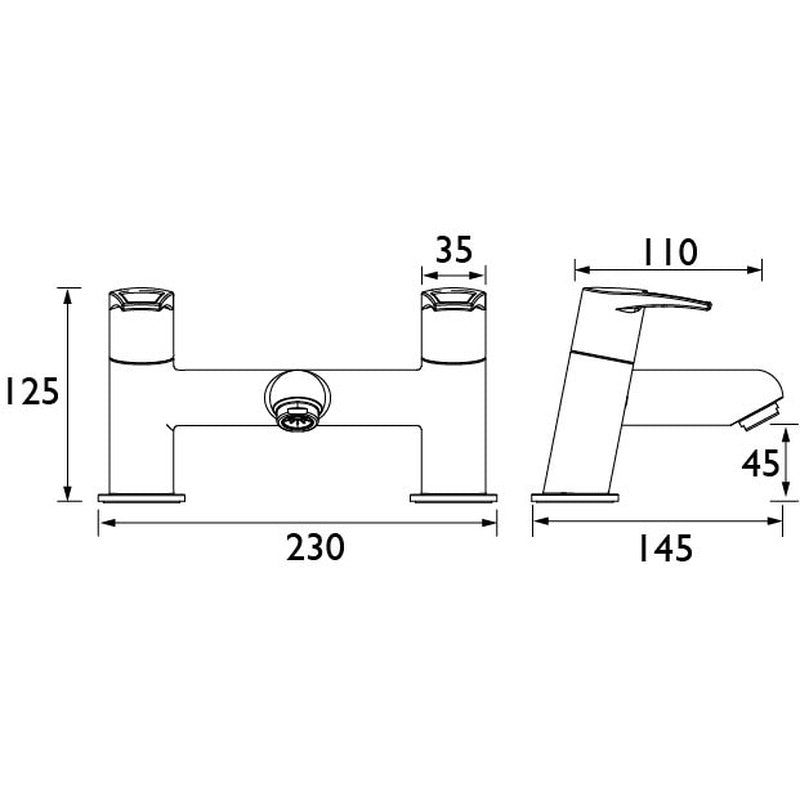 Bristan Smile Taps Bath Filler by Bristan